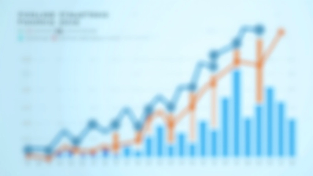 Graphique montrant l'évolution de la balance commerciale avec courbes ascendantes en bleu et orange